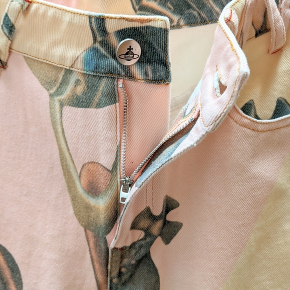 Vivienne Westwood Orb Chain Denim Jacket + Jeans Set - Picture 13 of 16